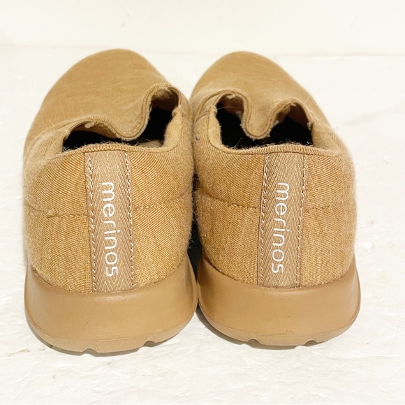 Merinos Womens Size 8 Camel Brown Loafer Slip on Shoes Flats - Picture 4 of 7